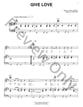 Give Love piano sheet music cover